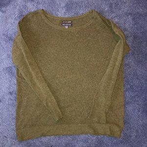 American eagle army green sweater